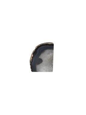Gray Agate Bookend - Decorative Home Accent